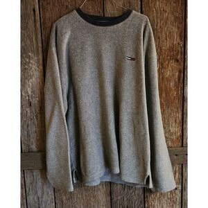 Vintage 90's Tommy Hilfiger Crewneck Pullover Sweater Gray Size Large